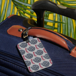 Etiqueta De Bagagem Identificador de Bagagem Mahjong Joker com Bolso p