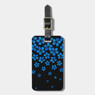 Etiqueta De Bagagem identificador de bagagem sakura azul