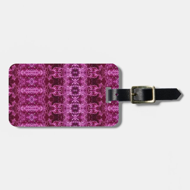 Etiqueta De Bagagem Ikat De Cabbage Também (Frente Horizontal)