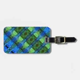 Etiqueta De Bagagem Ikat GL do Lavanda X 13