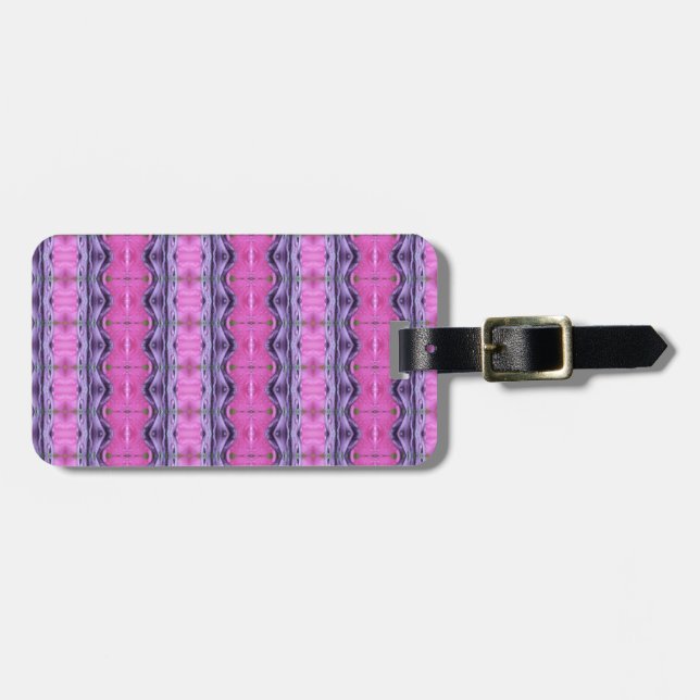 Etiqueta De Bagagem Ikat P&P 6 (Frente Horizontal)
