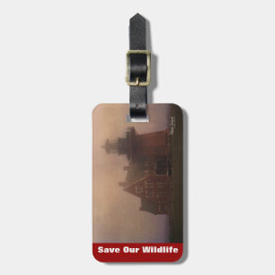 Etiqueta De Bagagem Ilha Block