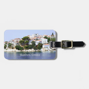 Etiqueta De Bagagem Ilha de Skiathos, Tag da bagagem da piscina