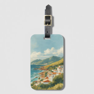Etiqueta De Bagagem Ilhas Baleares Viagem Francesa Riviera Vintage