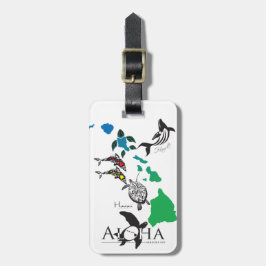 Etiqueta De Bagagem Ilhas de Havaí