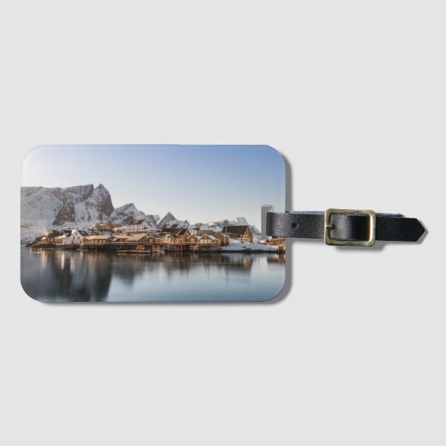 Etiqueta De Bagagem Ilhas Lofoten (Frente Horizontal)