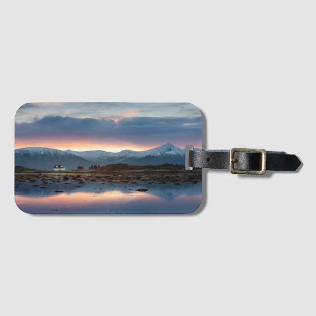 Etiqueta De Bagagem Ilhas Vesteralen Noruega (Frente Horizontal)