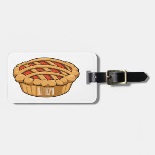 Etiqueta De Bagagem Ilustração de desenho animado