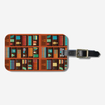 Ilustração de estante de livros