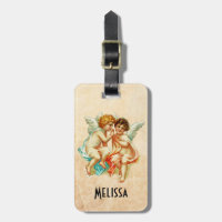 Ilustração Vintage Ephemera Angel Cherubs