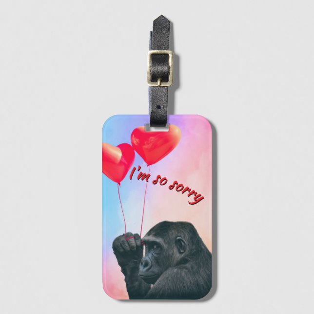 Etiqueta De Bagagem "I'm so sorry" (Frente Vertical)
