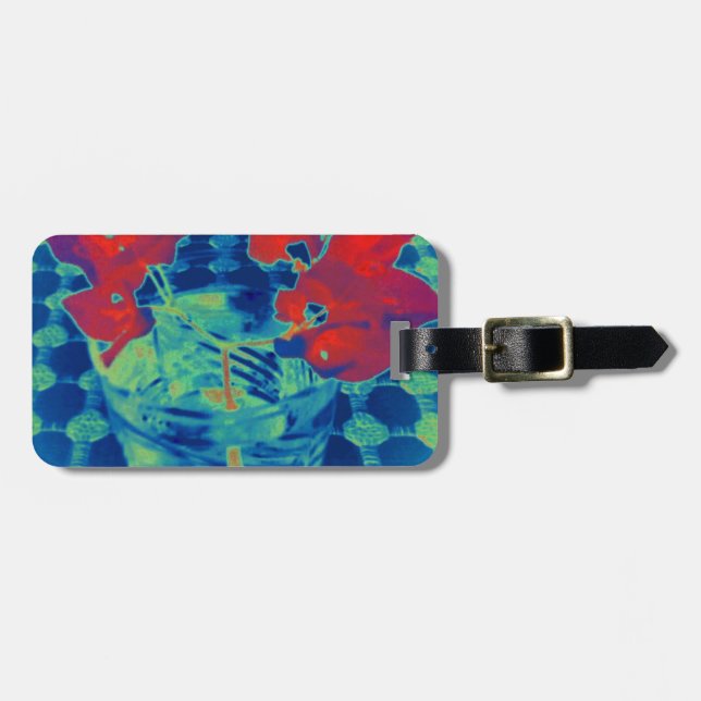 Etiqueta De Bagagem imagem de bougainville (Frente Horizontal)