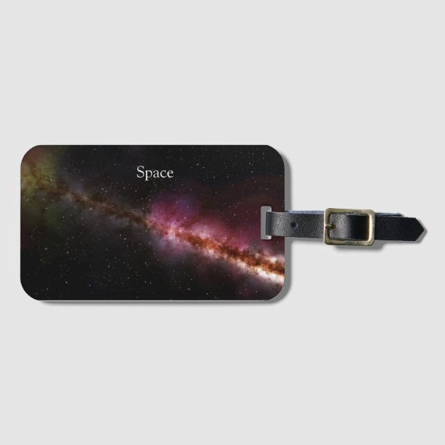 Etiqueta De Bagagem Imagem do universo (Frente Horizontal)