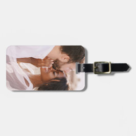 Etiqueta De Bagagem Imagem Personalizada Foto Dupla Lado Crie