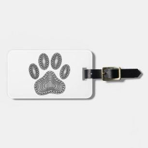 Etiqueta De Bagagem Impressão de abstrato Ink Paw