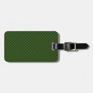 Etiqueta De Bagagem Impressão projetado irlandês do Tartan do clã d