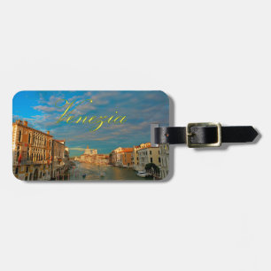 Etiqueta De Bagagem Impressionante! Venezia Grande Canal Veneza - Foto