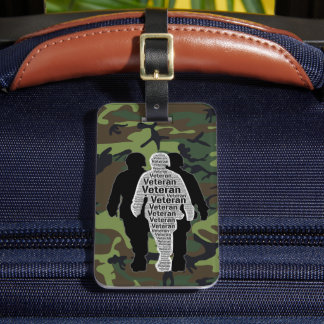 Etiqueta De Bagagem In Memory of Veterans Luggage Tag