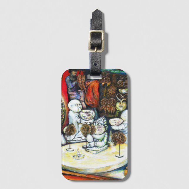 Etiqueta De Bagagem Inabalável pelo desafio (Frente Vertical)