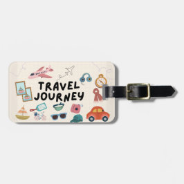 Etiqueta De Bagagem Incrível Viagem de Verão Viba a bagagem