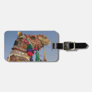 Etiqueta De Bagagem ÍNDIA, Rajasthan, Pushkar: FEIRA DE CAMELÔS DE PUS