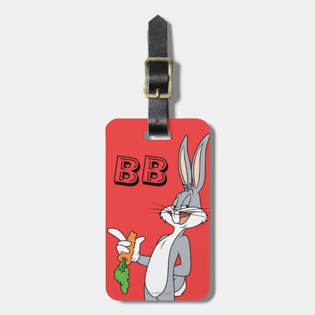 Etiqueta De Bagagem INSETOS BUNNY™ com Cenoura (Frente Vertical)