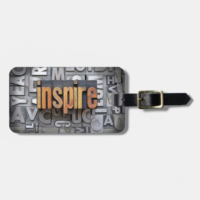 Etiqueta De Bagagem Inspire (Frente Horizontal)