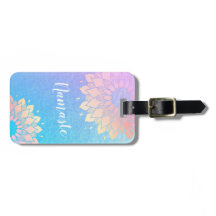 Instrutor de Meditação Yoga Rosa Gold Foil Mandala