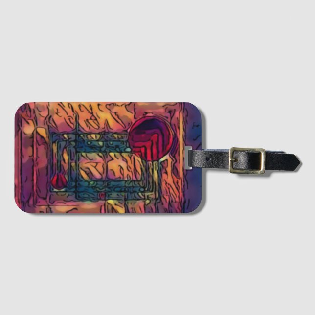 Etiqueta De Bagagem Interrupção (Frente Horizontal)