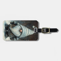 Inverno Gnomo em uma Floresta de Neve