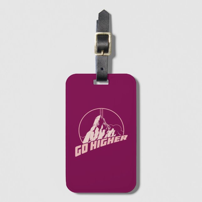 Etiqueta De Bagagem Ir Mais alto (Frente Vertical)