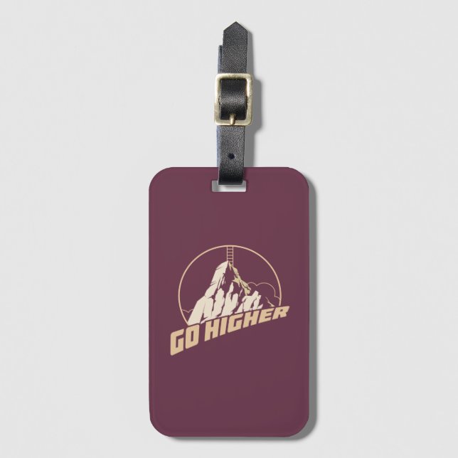 Etiqueta De Bagagem Ir Mais alto (Frente Vertical)