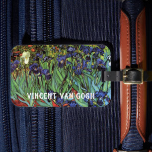 Etiqueta De Bagagem Íris de Vincent van Gogh, Arte de Jardim Vintage