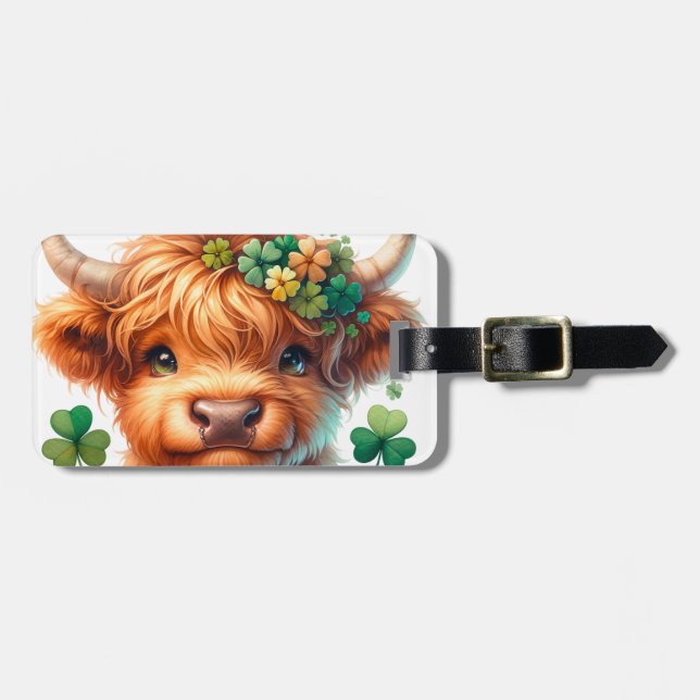 Etiqueta De Bagagem Irlandês (Frente Horizontal)