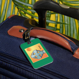 Etiqueta De Bagagem Irlandeses Bênçãos Cruzados Personalizados