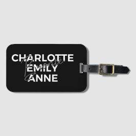 Etiqueta De Bagagem Irmãs Brontë II - Charlotte & Emily & Anne