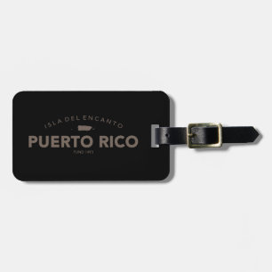 Etiqueta De Bagagem Isla del Encanto, Puerto Rico