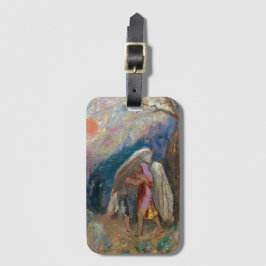 Etiqueta De Bagagem Jacob e o Anjo | Odilon Redon |