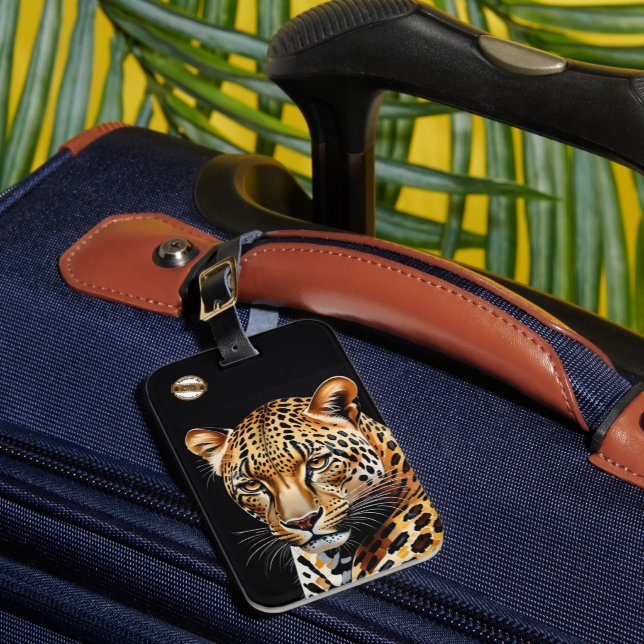 Etiqueta De Bagagem Jaguar (Frente Insitu 1)