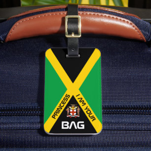 Etiqueta De Bagagem Jamaican Flag, bag tags, Jamaica / Personalizada