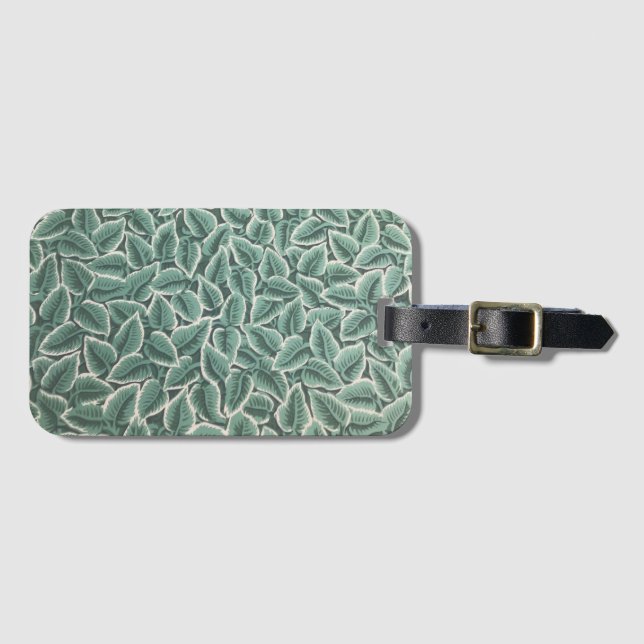 Etiqueta De Bagagem Jane Austen's Home Wallpaper (Frente Horizontal)