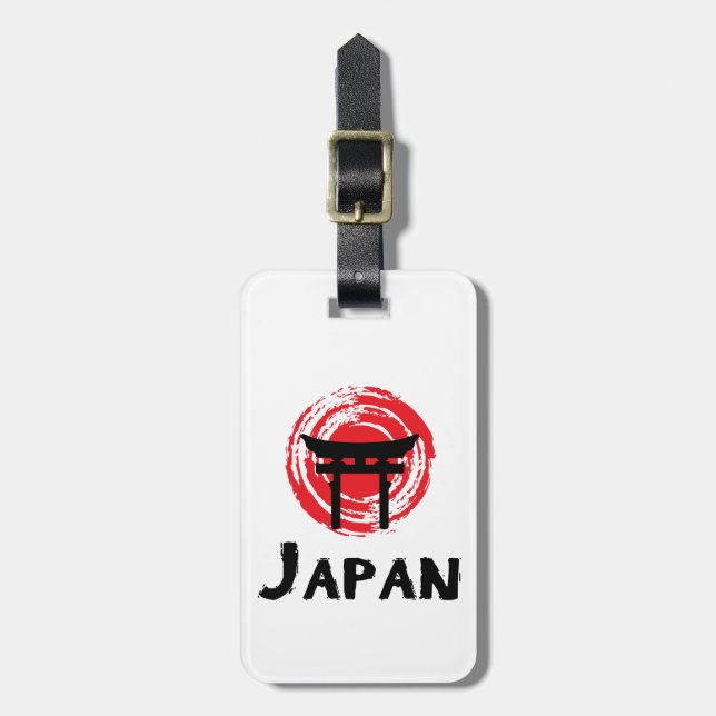 Etiqueta De Bagagem Japão (Frente Vertical)