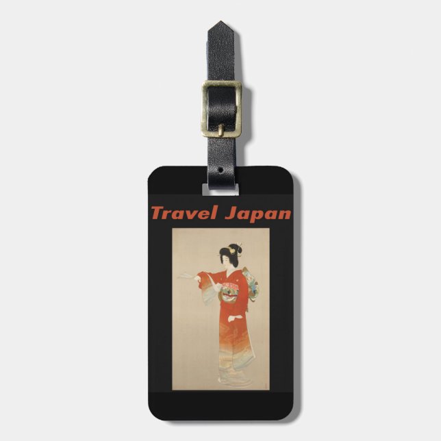 Etiqueta De Bagagem Japão (Frente Vertical)