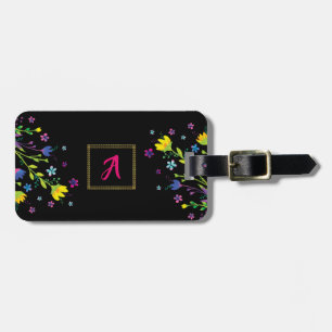 Etiqueta De Bagagem Jardim da noite mágica personalizado
