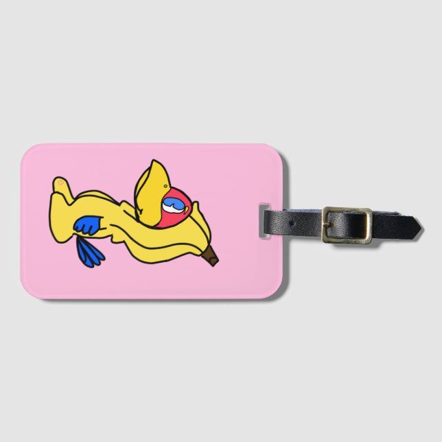 Etiqueta De Bagagem jayhawk de banana (Frente Horizontal)