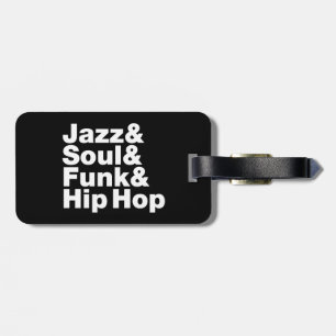 Etiqueta De Bagagem Jazz & alma & funk & Hip Hop
