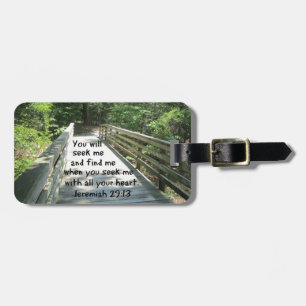 Etiqueta De Bagagem Jeremiah 29:13