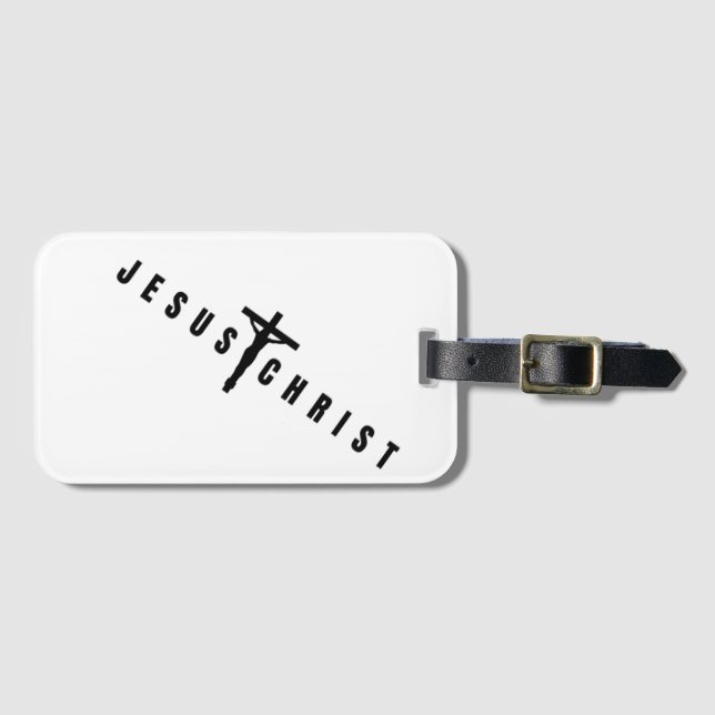 Etiqueta De Bagagem Jesus Cristo (Frente Horizontal)
