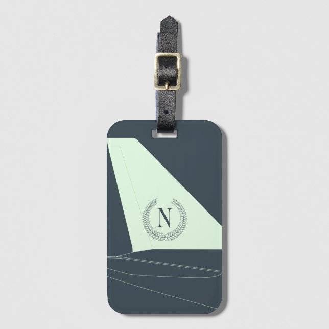 Etiqueta De Bagagem Jet-Setter (Frente Vertical)