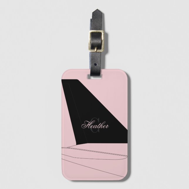 Etiqueta De Bagagem Jet-Setter (Frente Vertical)